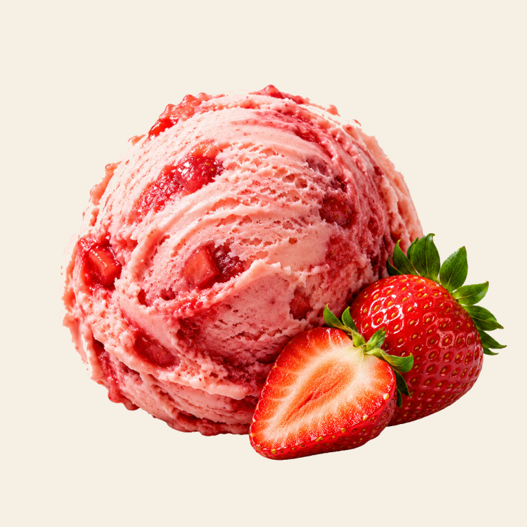 Strawberry gelato