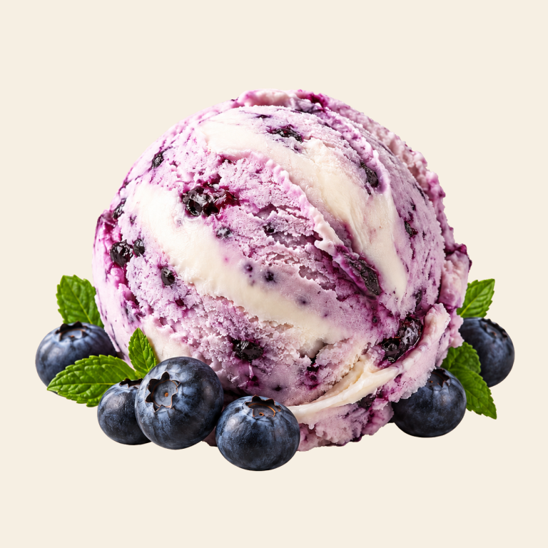 Blueberry gelato