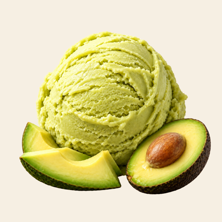 Avocado gelato