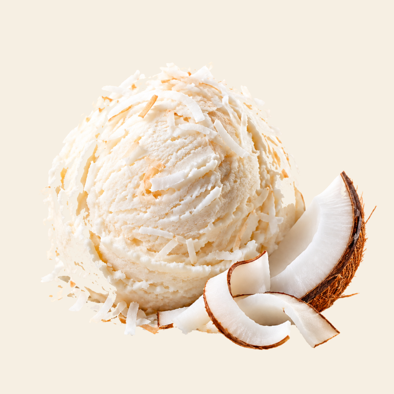 Coconut gelato
